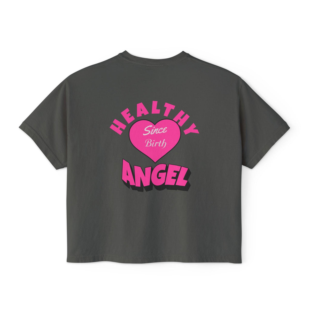 Healthy Since Birth Angel Tee | Women's Boxy Tee