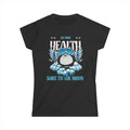 Winged Moon Globe Soar to the Moon Tee | Space Sky Clouds