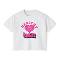 Healthy Since Birth Angel Tee | Women's Boxy Tee