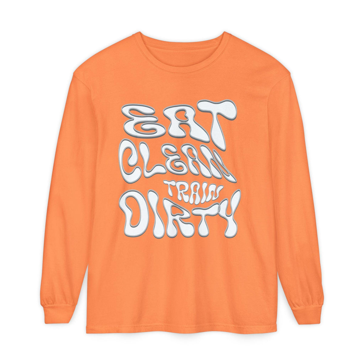 Eat Clean Train Dirty Sweat Shirt | Fitness Workout Gym Tee