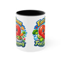 Eat Clean Feel Amazing mug | Heart Veggie Nutrition Coffee Cup